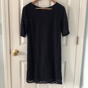 Gap Outlet navy lace dress